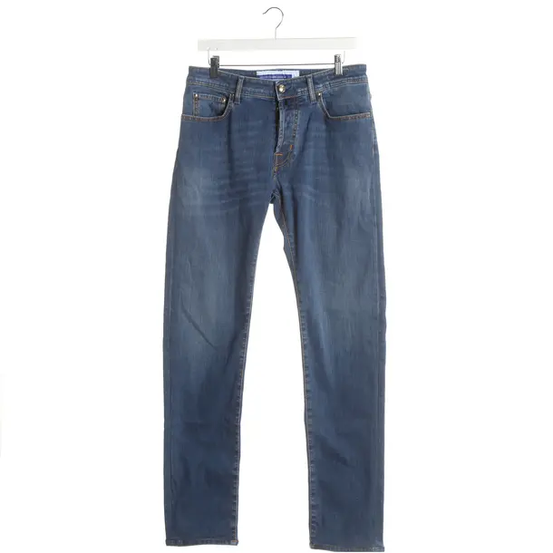 Slim Fit Jeans, in Blue, Cotton, Jacob Cohen