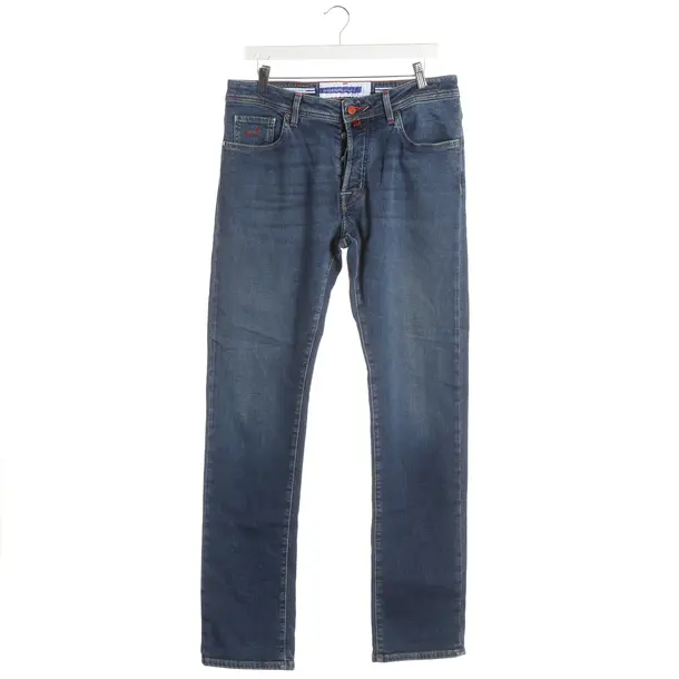 Slim Fit Jeans, in Blue, Cotton, Jacob Cohen