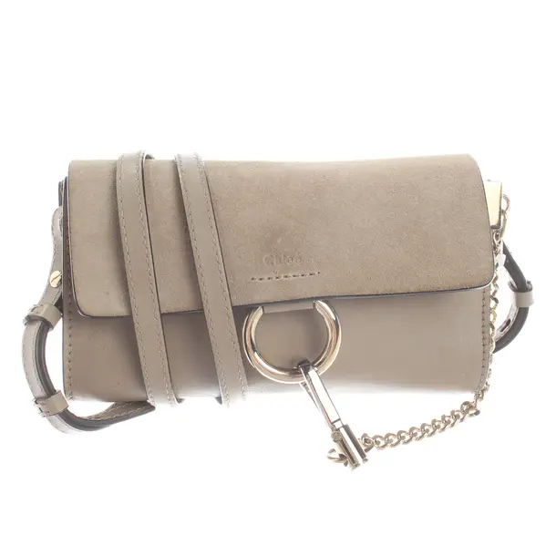 Abendtasche, in Beige, Leder, Chloé