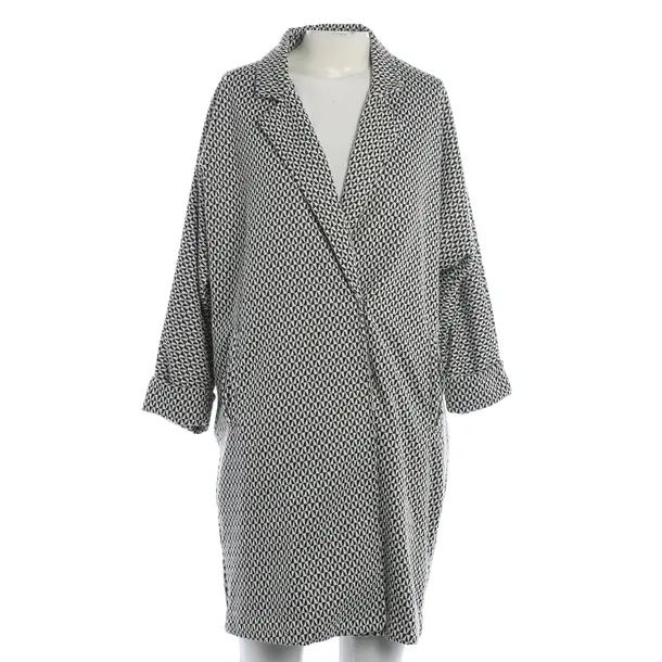 Mid-Season Coat, in Black, Polyester, Steffen Schraut