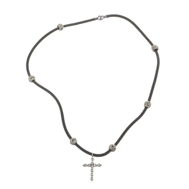 Necklace, in Black, 925 Sterling Silver, Thomas Sabo