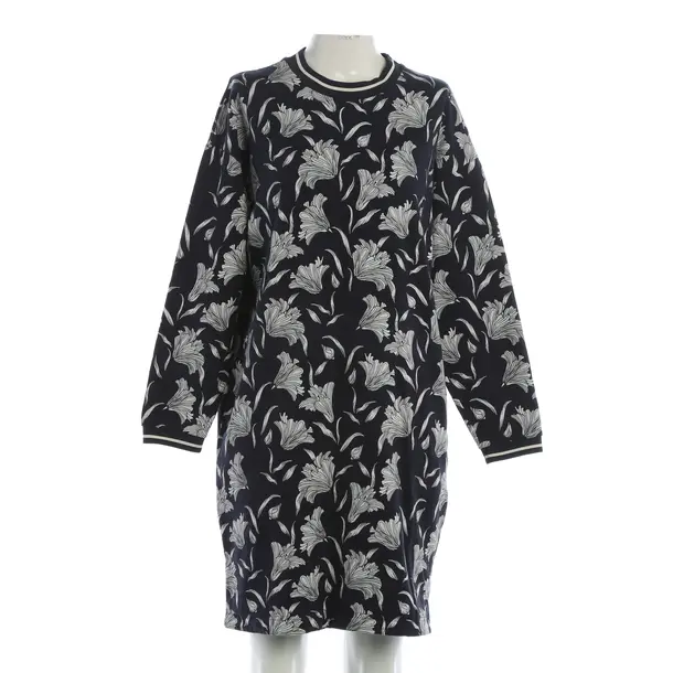 Kleid, in Navy, Baumwolle, Max Mara