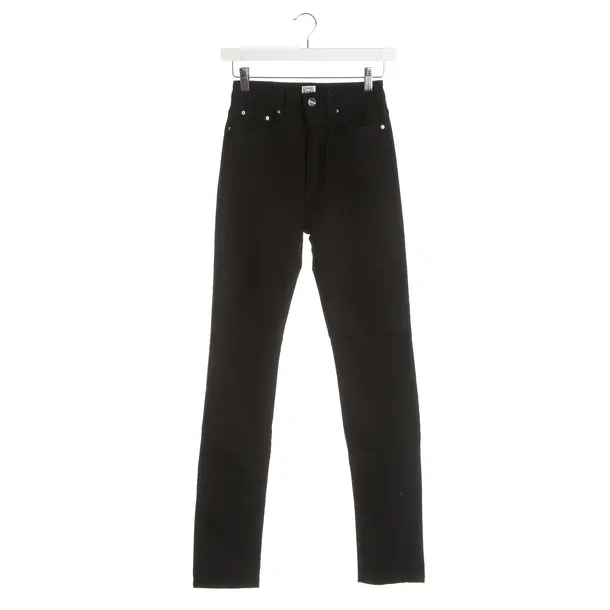 Skinny Jeans, in Black, Cotton, Totême