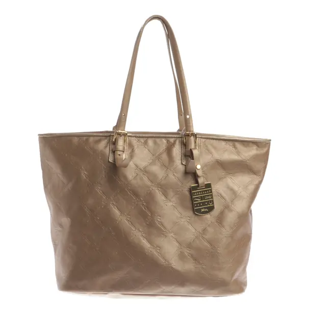 Shoulder Bag, in Rose Gold, Leather, Longchamp