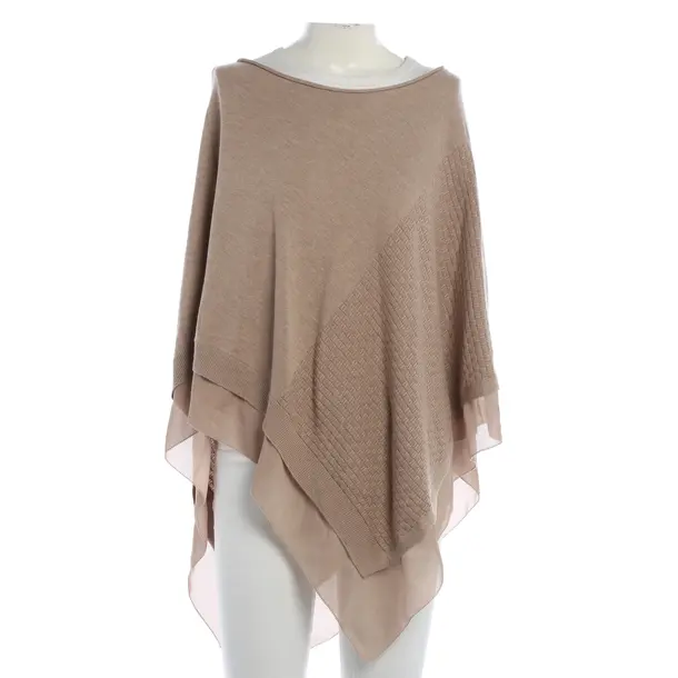Poncho, in Hellbraun, Viskose, Steffen Schraut