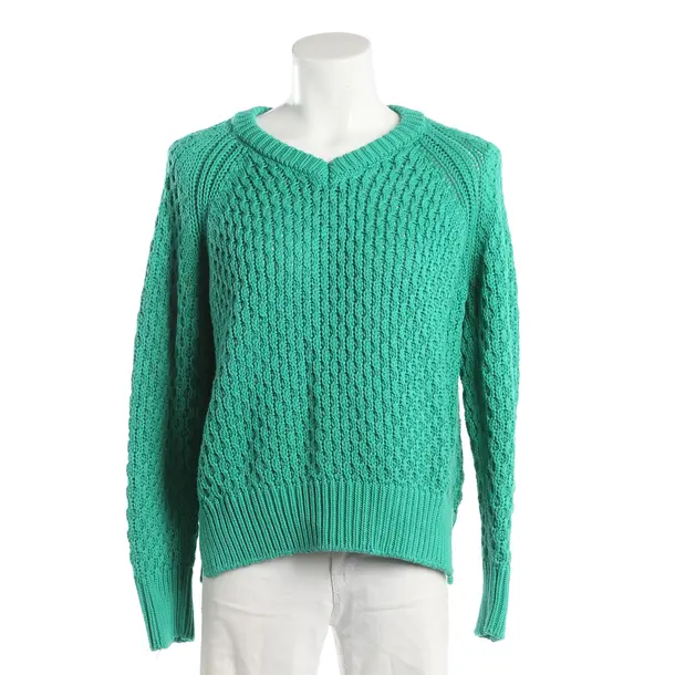 Jumper, in Green, Cotton, Closed