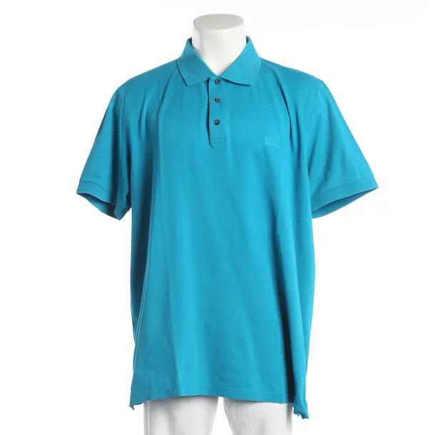 Polo Shirt, in Blue, Cotton, Hugo Boss Black Label