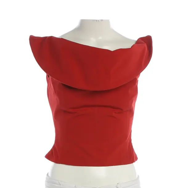 Top, in Red, Cupro, Magda Butrym