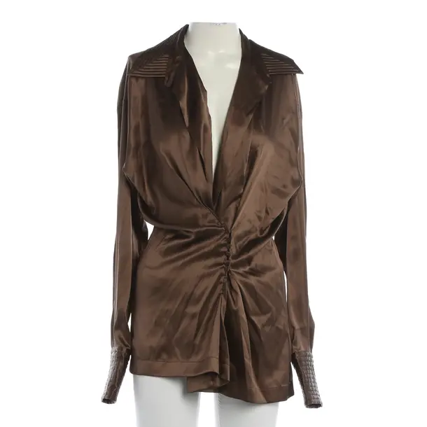 Bluse, in Braun, Seide, Dries van Noten