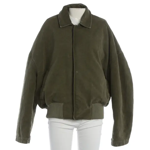 Mid-Season Jacket, in Dark Green, Cotton, JW Anderson