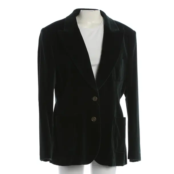 Blazer, in Dunkelgrün, Baumwolle, Etro