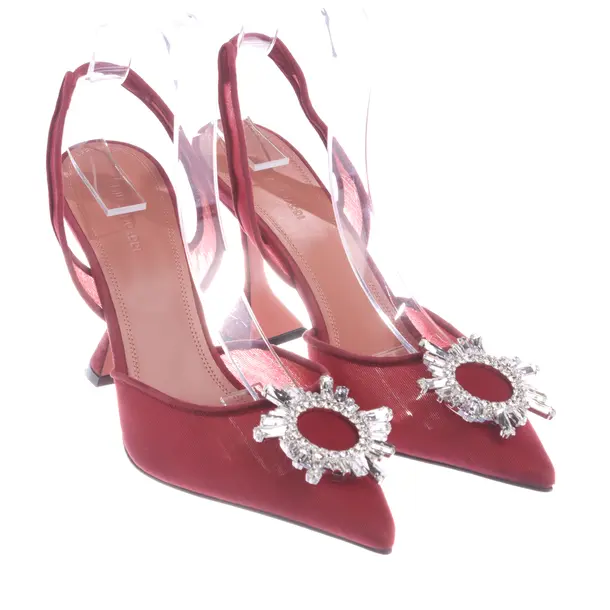 Sandali, in Rosso, Amina Muaddi