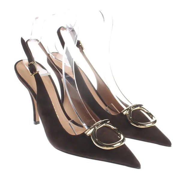 Slingbacks, in Dark Brown, Salvatore Ferragamo