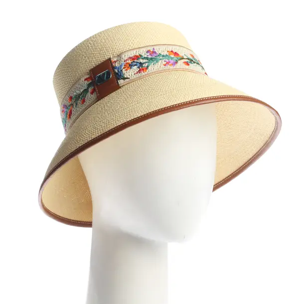 Hut, in Mehrfarbig, Stroh, Valentino