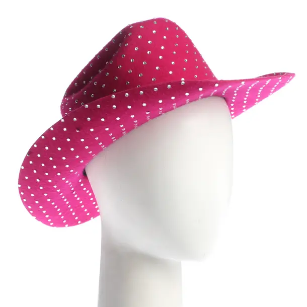 Hut, in Rosa, Wolle, Ruslan Baginskiy