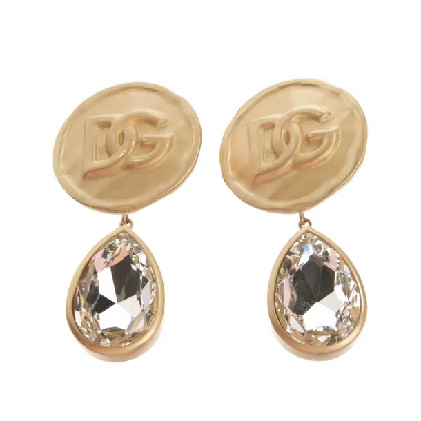 Ohrringe, in Gold, Metall (metallisch, metallisiert), Dolce & Gabbana