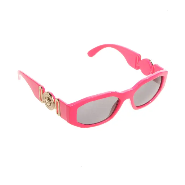 Sonnenbrille, in Neon Pink, Kunststoff, Versace