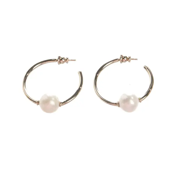 Ohrringe, in Gold, Metall (metallisch, metallisiert), Chloé