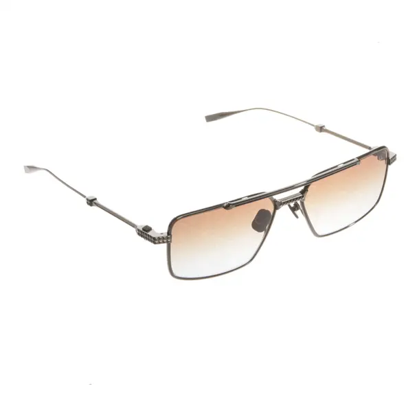 Sonnenbrille, in Schwarz, Metall / Naturmaterial, Valentino