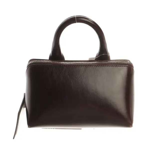 Handbag, in Dark Brown, Leather, The Attico