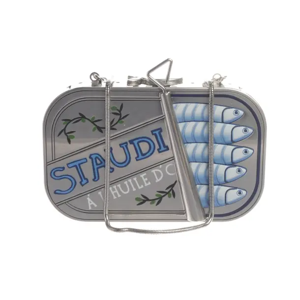 Schultertasche, in Mehrfarbig, Metall (metallisch, metallisiert), Staud