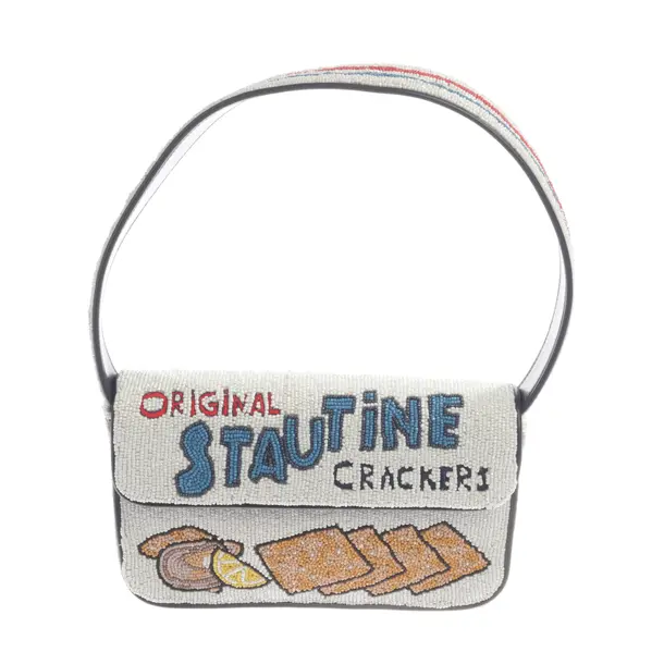 Schultertasche, in Mehrfarbig, Leder, Staud