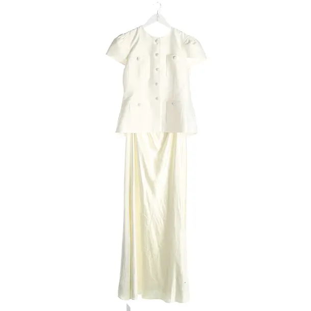Cocktail Dress, in White, Polyester, self-portrait