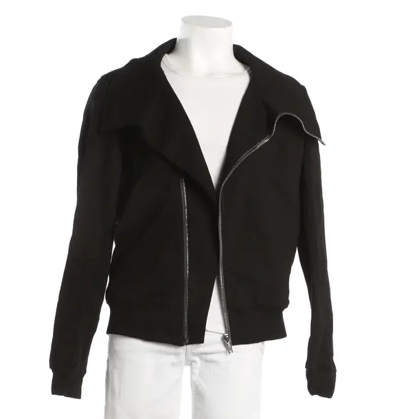 Zip-Up Hoodie, in Black, Cotton, Rick Owens