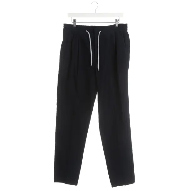 Hose, in Navy, Baumwolle, Brunello Cucinelli