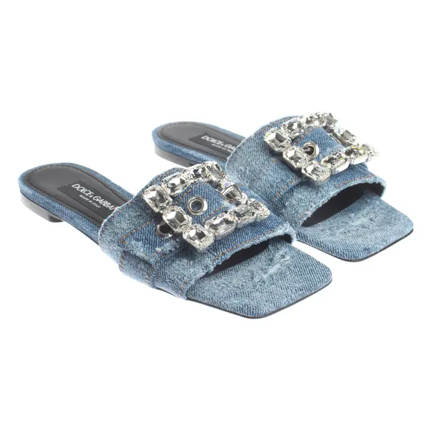 Sandals, in Blue, Dolce & Gabbana