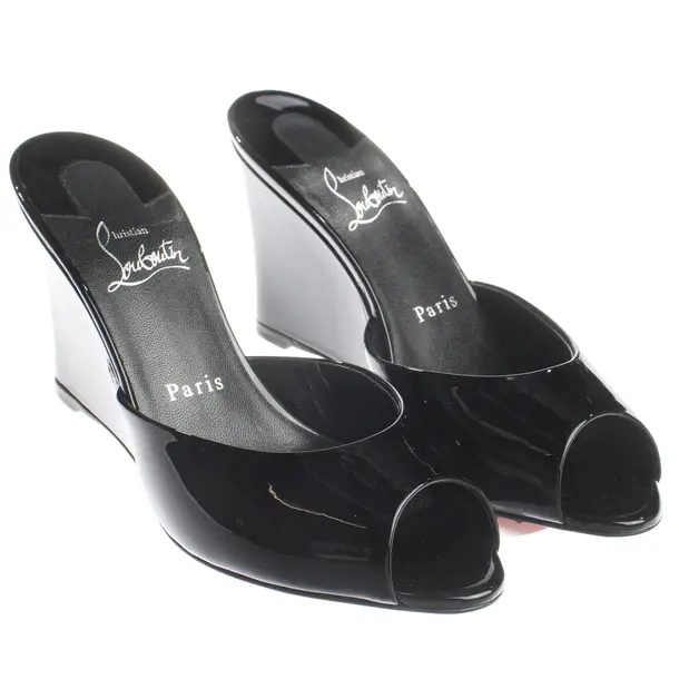 Wedges, in Black, Christian Louboutin