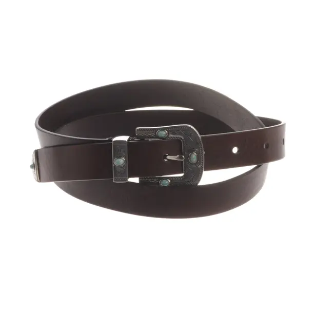 Cinture, in Marrone scuro, Pelle, Brunello Cucinelli