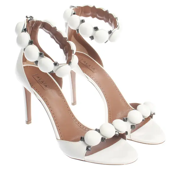 Sandaletten, in Weiß, Alaia