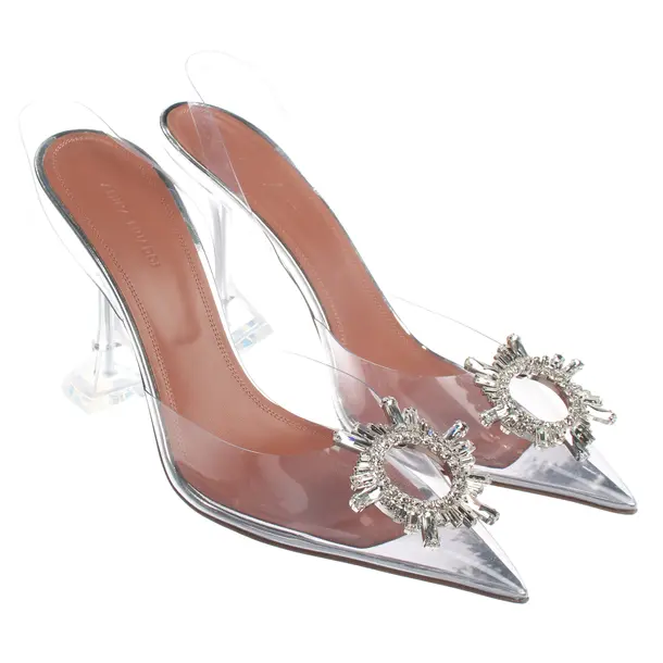 Slingbacks, in Transparent, Amina Muaddi