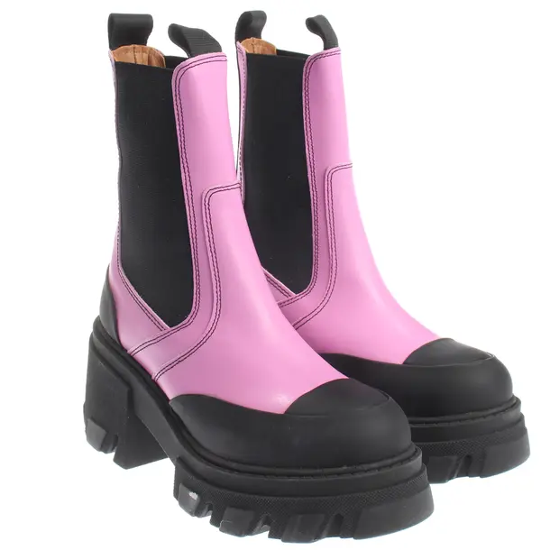 Ankle Boots, in Pink, Ganni