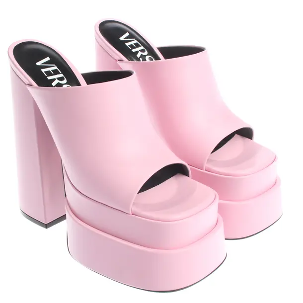 Heeled Sandals, in Pink, Versace