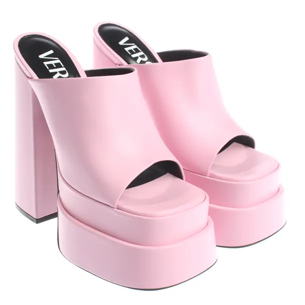Heeled Sandals, in Pink, Versace
