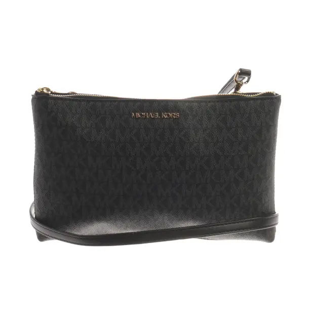 Schultertasche, in Dunkelgrau, Leder, Michael Kors