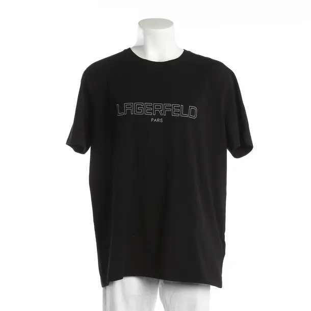 T-Shirt, in Schwarz, Baumwolle, Karl Lagerfeld