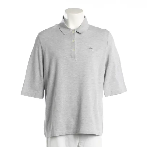 Poloshirt, in Grau, Baumwolle, Lacoste