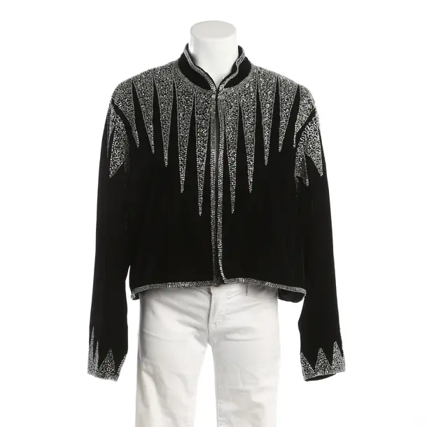 Blazer, in Schwarz, Polyester, Forte_Forte