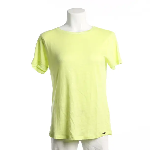 Shirt, in Neon Yellow, Linen, Hugo Boss Orange