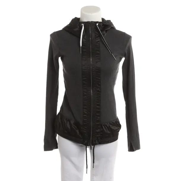 Felpa con cerniera, in Grigio, Cotone, Marc Cain Sport