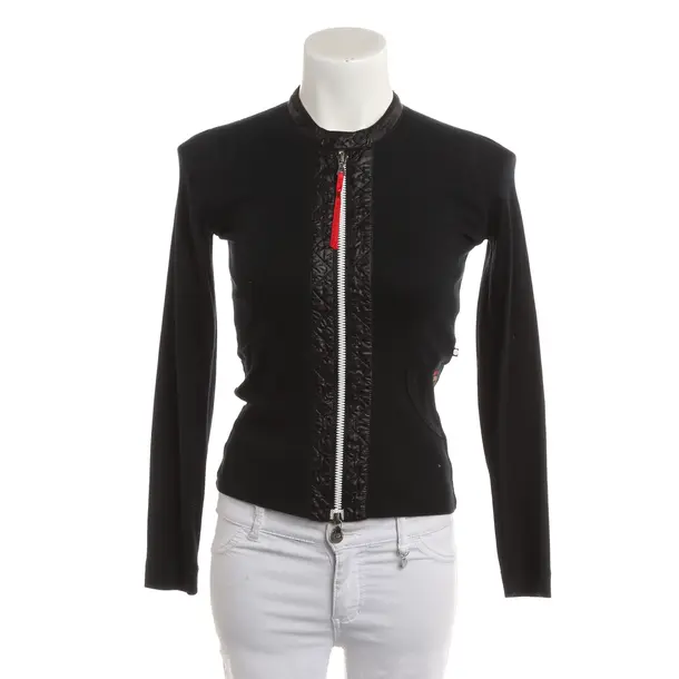 Zip-up Hoodie, in Navy, Cotton, Marc Cain Sports