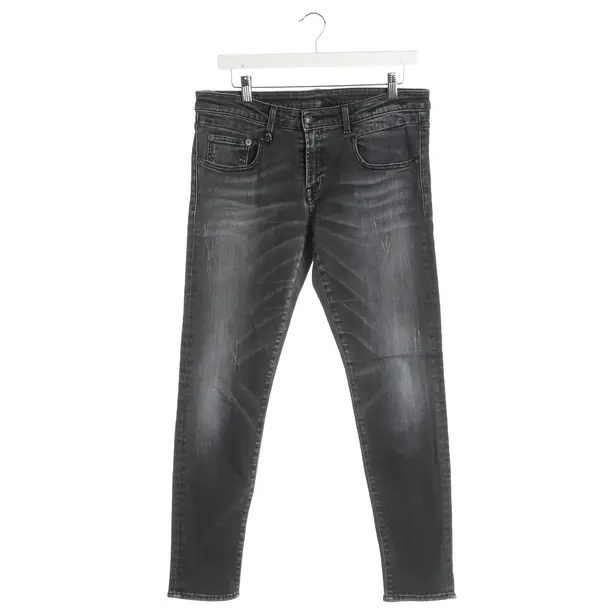 Jeans Skinny, in Dunkelgrau, Baumwolle, R13