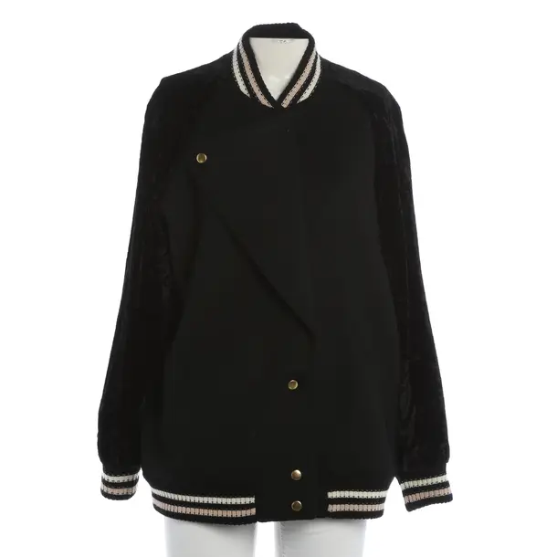 Mid-Season Jacket, in Black, Wool, Riani