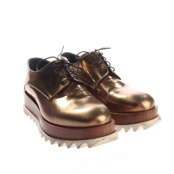 Halbschuhe, in Gold, Jil Sander