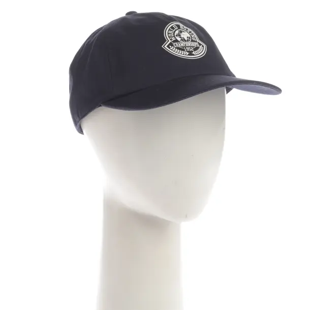 Cap, in Navy, Cotton, Moncler