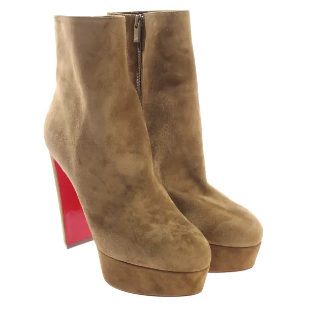 Stiefeletten, in Olivgrün, Christian Louboutin