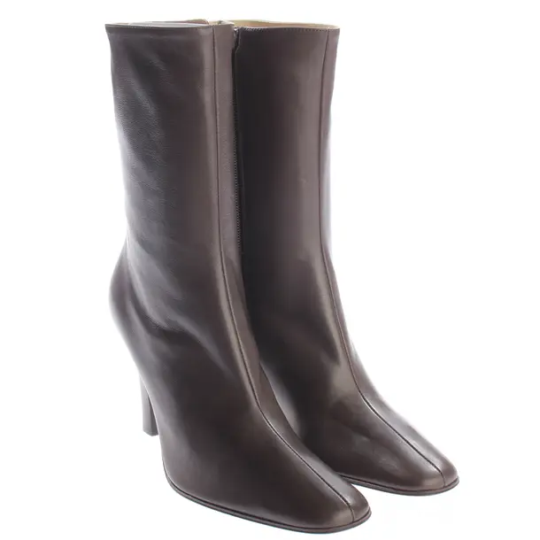 Ankle Boots, in Dark Brown, The Row